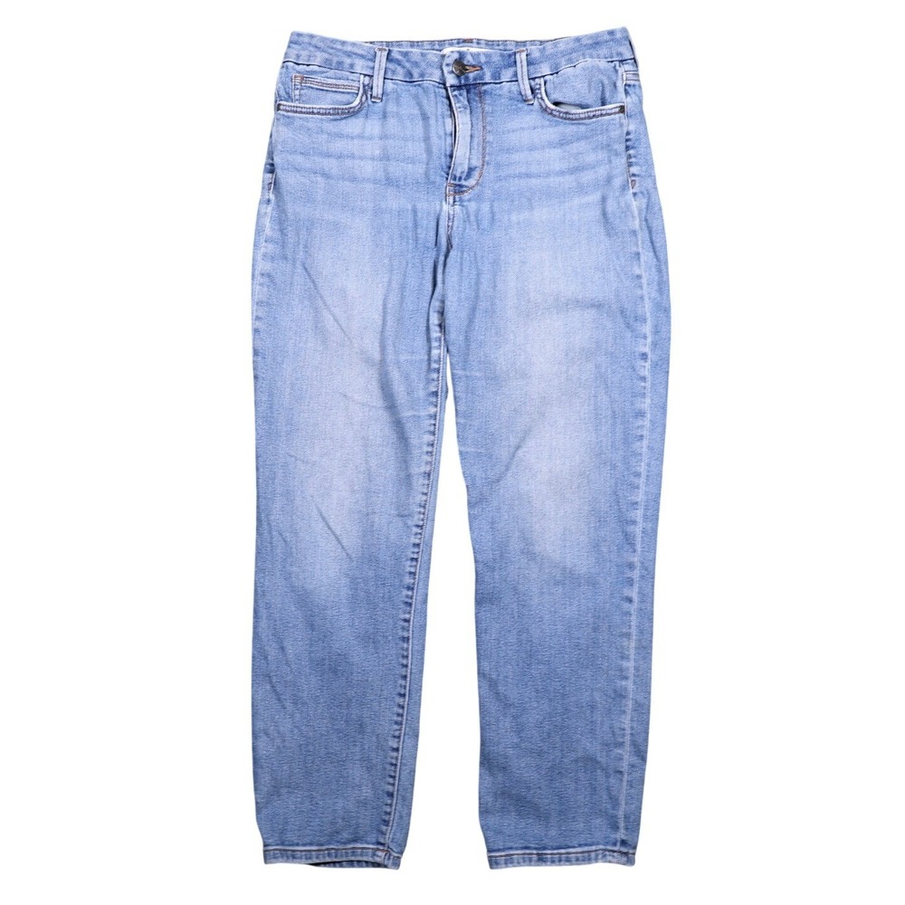 Sam Edelman The Kitten Straight Mid Rise Light Wash Denim Jeans Size‎ 30